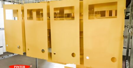 powder coating de gran formato