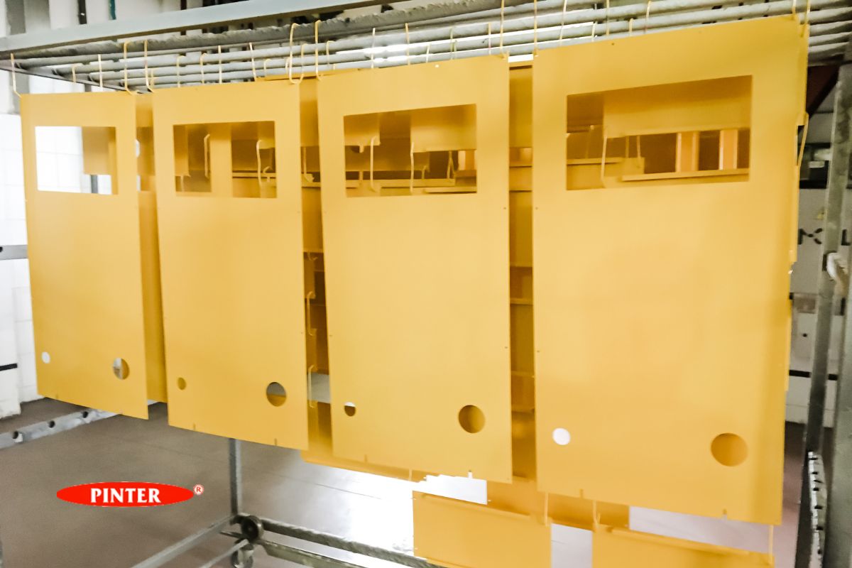 powder coating de gran formato